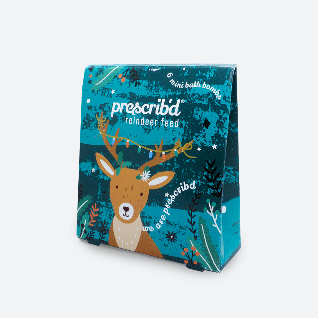 Reindeer feed mini bath bombs